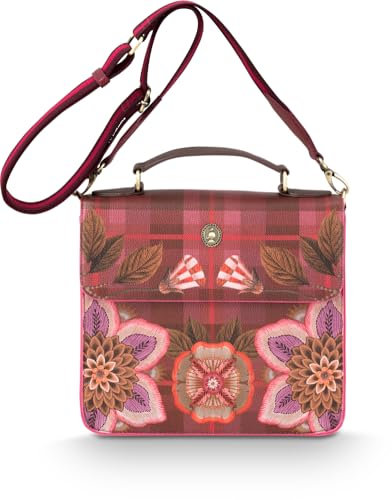 Pip Studio Frances Cross Body Bag Flores Felices Red 25x9x21.5cm