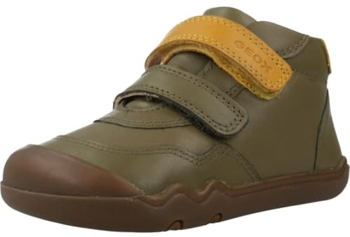 Geox Baby - Jungen B Steppieup Boy Sneaker, Pistachio Ochreyello, 22 EU