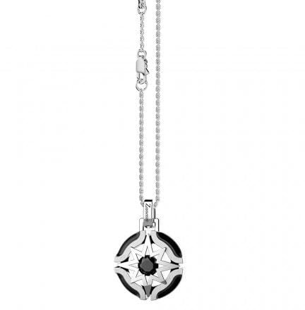 Collana Zancan rosa dei venti Argento uomo ESC016 Inisgnia 925