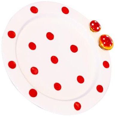 Salatteller Aus Keramik Pilz-design Elegant Spülmaschinenfest