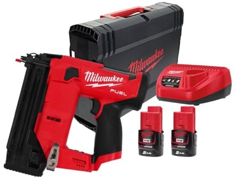M12 FUEL Milwaukee Chiodatrice di finitura dritta calibro 18 M12 FCN18GS-202X