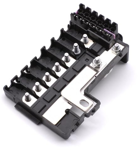 HAOTOM Batterieklemmen-Sicherungskasten-Sockelhalter Sicherungskasten Batterieklemme Für VW Jetta Polo UP! Sangtana Für Seat Mii Für Skoda Octavia Rapid Fabia 6R0937548C