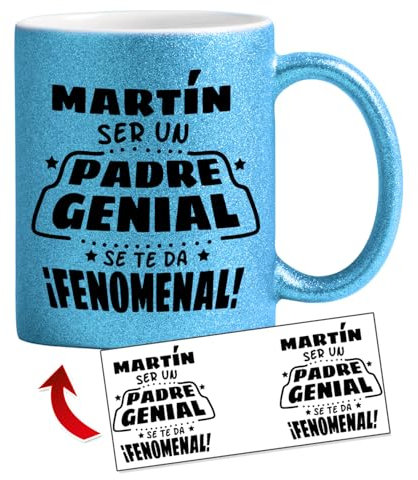 Kembilove Regalos personalizados | Regalos originales para hombre | Idea de Regalo Día del Padre | Regalo hombre | Taza personalizada Caricatura | Tazas originales para regalar (Modelo 7)