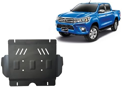 Scut Protection Stahl Unterfahrschutz für motor kompatibel mit aus Metall für Toyota Hilux Revo (2016-2025) Scut Protection