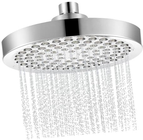 NUOBESTY Hochdruck Duschkopf Verstellbarer Regen Duschkopf mit Schwenkkugelgelenk für Badezimmer Hochdruckleistung Niedrigem Wasserfluss Langlebig und Einfach