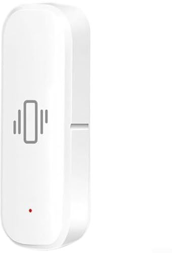 Zigbee 3.0 Sensore di vibrazione con rilevamento G-Sensor per monitoraggio intelligente di porte e finestre, sensibilità regolabile, avvisi in tempo reale, bassa potenza CR2450(ZG-103ZL)