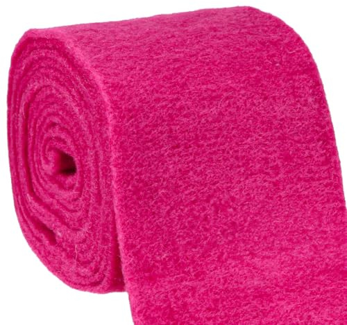 Filzband Pink Wollband Wollfilz 15cm x 5m Dekostoff DIY Valentinstag
