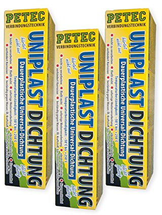 Petec_bundle 3X PETEC UNIPLASTDICHTUNG Universaldichtung Abdichtung Dichtmasse 80 ML 97510
