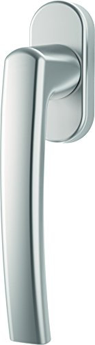 Fenstergriff Roto Line natursilber mit Schrauben Vierkantstift 7 x 32 mm