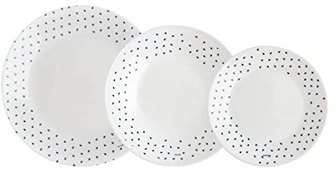 ARCOPAL ALISSA - Vajilla Opal 18 Piezas - 6 Personas
