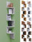 VCM Holzregal hängend | platzsparendes Regal | Maße: H. 123 x B. 20 x T. 20 cm | Elegantes Regal hängend | Aufbewahrungsregal | Bücherregal | Wandboard - Mintis Buche