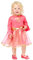 Amscan - Baby-Kostüm pinkes Supergirl, Kleid, Umhang, DC Super Heroes, Motto-Party, Karneval
