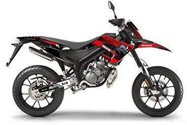 Dekorationsset für Motocross Derbi Senda SM 50 IKE rot 2018 bis 2021