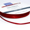 Vaessen Creative Satinband, Dunkelrot, 3 mm x 10 m Doppelsatinband, Schleifenband, Dekoband, Geschenkband, Stoffband für Hochzeit, Taufe und Geburtstagsgeschenke