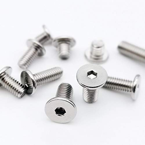 50PCS M2,3mm,304 socket hexagonale hexagonale hexagonale ultra mince super plate tête de plaquette allen boulon à vis