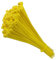 25 Tie Wraps Cable Ties Fasteners Wire Zip Strap Cord Strong Nylon Plastic Durable (Large 300mm, Yellow)