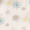ecosoul Wachstuchtischdecke Pollen Taupe 1,4m Br. Wachstuch Meterware PVC Länge wählbar Blumen beige blau gelb (140cm x 1m) 7,-EUR/Meter