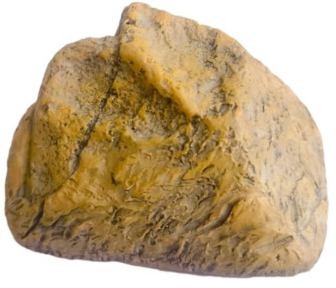 ARJDXDP Pietra Chiave Little Rock, 1 pezzo Finta Pietra con Scomparto Segreto, Nascondiglio Chiave in Aspetto Pietra, Pietra Falsa Si Sente E Sembra Una Vera Pietra