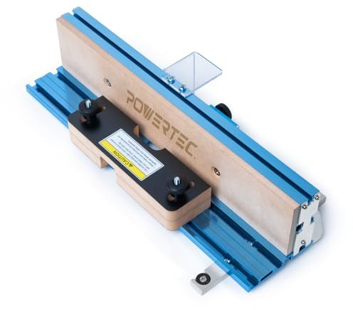 POWERTEC Adjustable Box Joints Jig for Table Saws and Router Tables, Table Saw Accessories for Wooden Box Making and Other Woodworking Projects (71759)