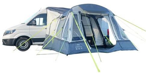 OLPRO Loopo Breeze XL v2 Inflatable Motorhome Awning - Grey, Driveawat awning, Portable awning, Inflatable shelter, Quick-setup awning, Sewn-in groundsheet, Vehicles 250cm - 290cm