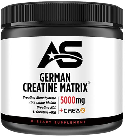 American Supps German Creatine Matrix 300g - Hochdosiertes Kreatin Pulver- ohne Geschmack