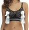 LEAPOVER 4-in-1 Pumping Bra Hands Free, Breast Pump Breast Feeding Maternity Nursing Bra & Adjustable Black