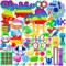Edmirfun 64 Pcs Fidget Toys Set, Antistress Sensory Spielzeug Für Kinder Und Erwachsene, Schatztruhe Klassenzimmer Geschenke, Pop Its Spielzeug Geburtstag Mitgebsel Für Autisten Und Adhs Kleine