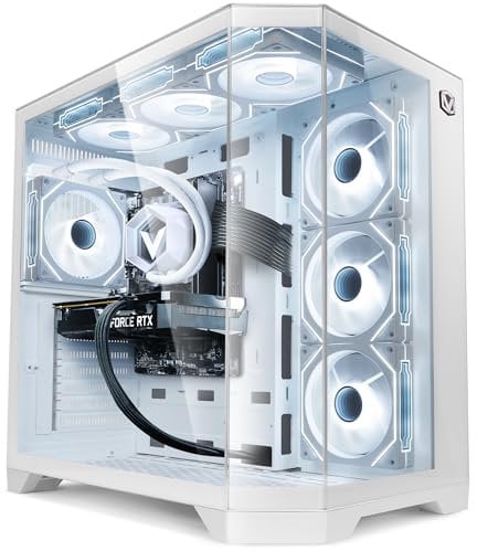 Vibox III-297 White Gaming PC • Intel Core i5 11400F 4.4GHz • Nvidia RTX 4060 OC 8GB • 32GB RAM • 1TB SSD • Windows 11 • WiFi • Prebuilt
