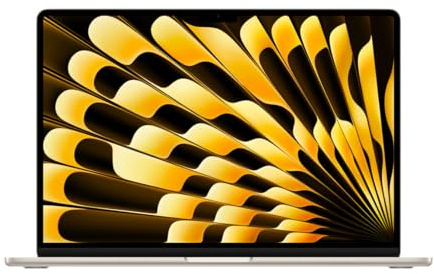 Apple MacBook Air 2023, Puce M2 avec CPU 8 cœurs, GPU 10 cœurs (15-Pouces, 16 Go de RAM, 1To SSD Stockage) AZERTY Français Lumière Stellaire (Reconditionné)