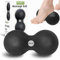 Pelota Doble Masaje, Pelota Masaje Pies, Pelota Doble para Miofascial,para Espalda, Cuello y Plantar, Masajeador Profesional