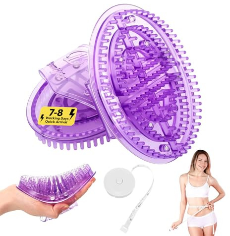 Brosses de Massage 2 Pièces Brosse De Pression Méridienne Peigne de Relaxation Complet du CorpsUtilisé pour la Relaxation des Pieds, des Jambes, des Mains, du Cou, des Muscles, Tout le Corps