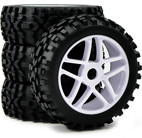 4 Stück 1/8 RC All Terrain Buggy Off Road Reifen Set Hex 17 mm