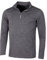 Calvin Klein Mens Harlem 1/4 Zip Pullover - Grey Marl - M