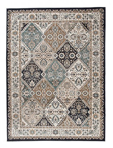 Carpeto Orientteppich Teppich Beige 250 x 350 cm Muster Emirat Kollektion
