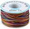 ARCELI Cable de Envoltura de Prueba de Aislamiento de 280 m, P/N Colorido B-30-1000 Cable de Prueba de Cobre de Envoltura de Aislamiento de 8 Hilos de 280 m