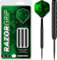DESIGNA Razor Grip Black V2 Tungsten Dartpfeile, 24 g