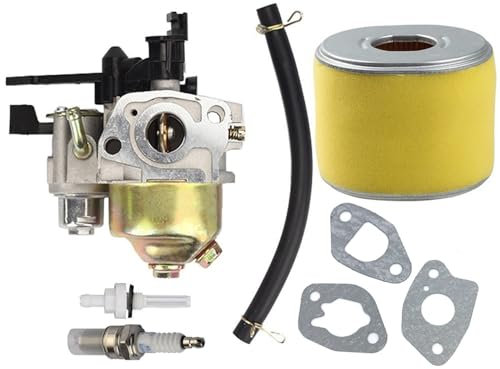 Hippotech Carburatore con filtro dell'aria Filtro giunto serbatoio per Honda GX160 GX110 GX140 GX200 GX120 5.5HP 4HP 6.5HP Il motore sostituisce il 16100-ZH7-W51