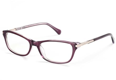 Radley Brille mit Sehstärke für Damen optional mit Sonnenbrillentönung oder Blaulichtfilter, Katzenauge, gefertigt aus Acetat, Modell: RDO-KHLOE-161 (inklusive Brillenetui)