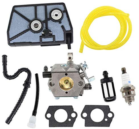 AISEN Carburateur à air avec bougie d'allumage pour Stihl 028 028AV 028 SUPER Walbro WT-16B Tillotson HU-40D 11181200600.