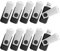 TOPESEL 10 Pack 32GB USB 2.0 Flash Drive Memory Stick Fold Storage Thumb Stick Pen Swivel Design (32G, 10PCS, Black)