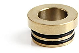RUIYITECH Edelstahl 810 auf 510 Adapter Wärmeableitung Tropfspitze Adapter für 810 Tanks (Gold)