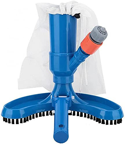 None Brand Swimming Pool Vacuum Cleaner, Portable Pool Bottom Vacuum Cleaner Tool with Brush and Mesh Bag