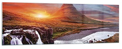 Bilder auf Glas 160x50cm Wandbild Glasdruck Landschaften Natur - 4704