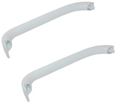 2X Fridge Freezer Refrigerator Replacement White Door Handle For Bosch KSV KGS KGU KGV