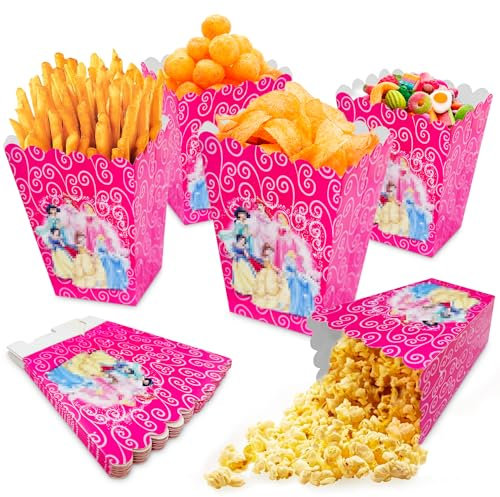 Popcorntüten 12 Stück,Party Popcorn Boxen,Geburtstag Papiertüten,Party Partytüten,Geburtstag Süßigkeitentüten,Geburtstagsfeiern Dekorationen,Babypartys,Weihnachten