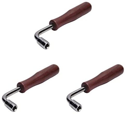 3- Teiliger Schraubenschlüssel Vierseitig Langlebig zum Selbermachen für Hammer Zither Instrumentenzubehör Befestigung Quadratische Spitze L- Werkzeug L- Form- Schraubenschlüssel