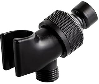 Original StoneStream Adjustable Wall Shower Adapter and Holder for Handheld Showerheads - Matte Black