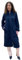 SGARLATA HOME Vestaglia da Donna in Micropile Anti-Pilling con chiusura Zip Art. Sofia (XL, Blu)