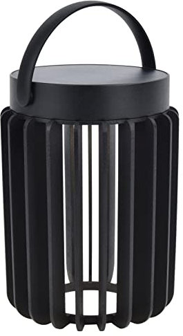 LED Solar Tischlampe Kozy,tragbare Tischleuchte,dimmbare Solarlampe, Mattschwarze Nachttischlampe,USB Anschluss,Ladefunktion,Solarleuchte