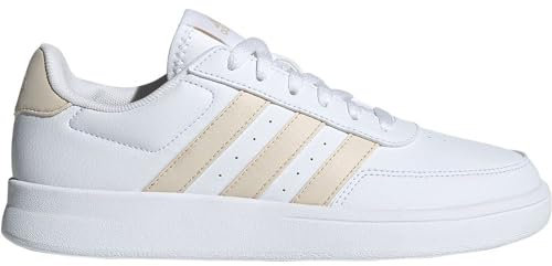 adidas Damen Breaknet 2.0 Shoes Schuhe, Cloud White/Crystal Sand/Cloud White, 38 2/3 EU